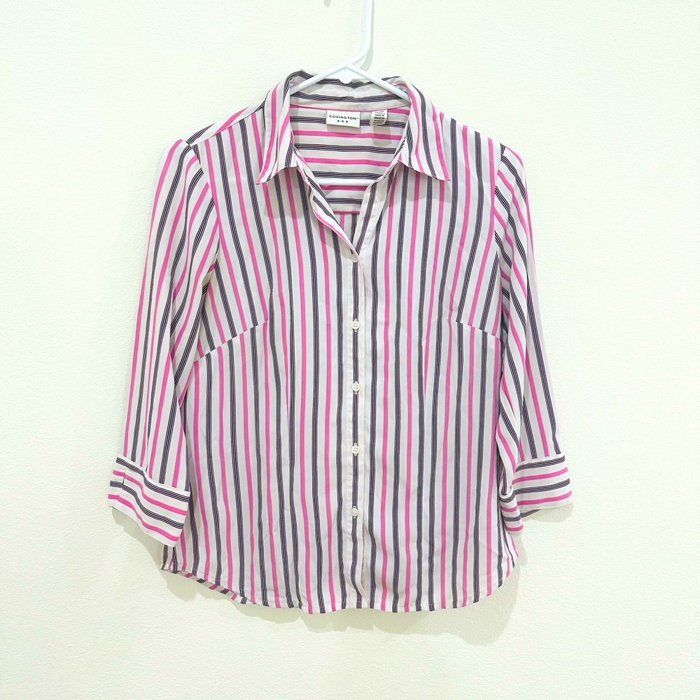 Covington - White/Pink shirt